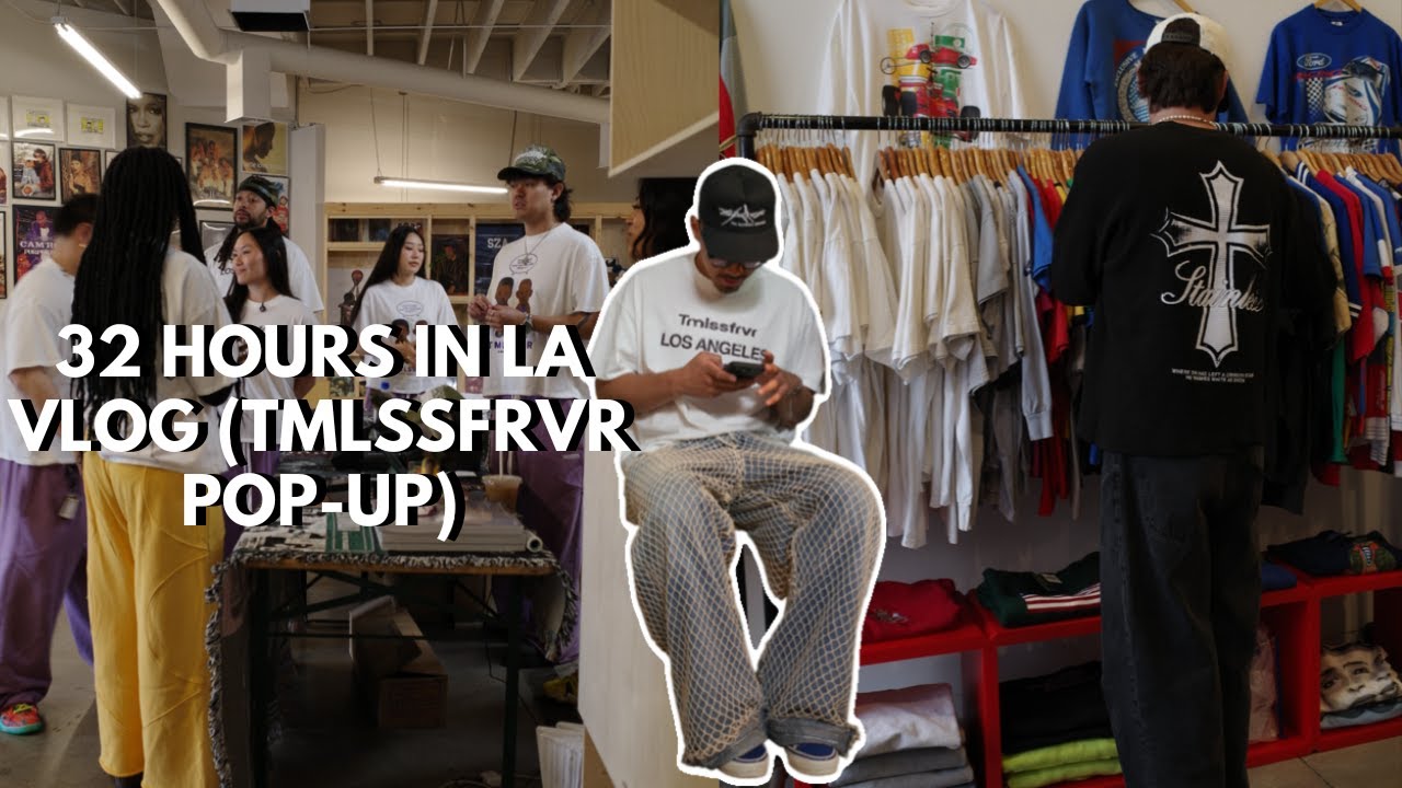 Linking Up with Creatives at an LA Popup! || Shopping/Streetwear Vlog
