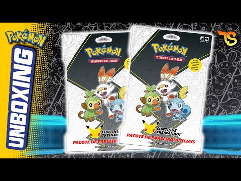 Blister Gigante de Parceiros Iniciais - Pikachu e das regiões - Galar -  Alola - Kalos - Unova - Pokémon TCG - Oficial Copag