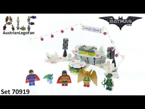 LEGO Batman Movie DC The Justice League Anniversary Party Set