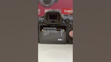 How to Switch Viewfinder to LCD & Both #canon #mirrorless #canonmirrorless #viewfinder #screen