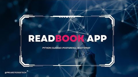 ReadBook Web Application Demo | Python Django