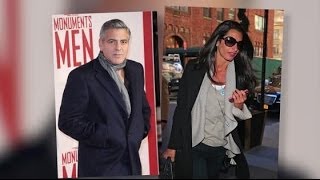 George Clooney Amal Alamuddin s Engagement Leaked By Law Firm Splash News TV Splash News TV