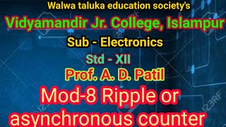 Mod - 8 ripple or asynchronous counter Wealth
