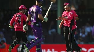Sydney Sixers v Hobart Hurricanes 4th Match FULL Replay BBL 2015