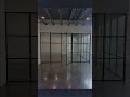 Interior L Shape Glass Wall With Double Door | Texas Glass Door