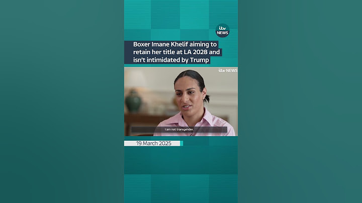 Imane Khelif ökölvívót „nem ijeszti meg” Trump elnök # itvnews #sport #box #imanekhelif