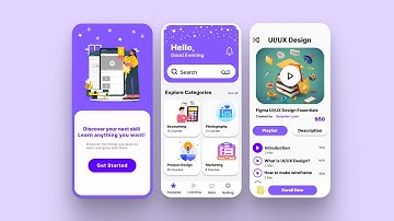 Master E-learning App UI in Minutes with Figma