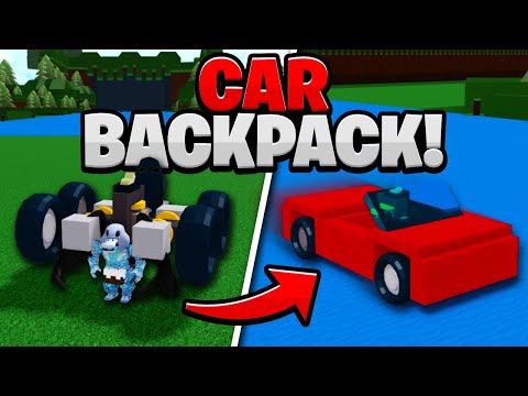 TRANSFORMING CAR BACKPACK!! - Build A Boat For Treasure!