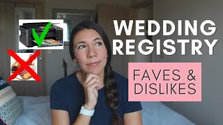 WEDDING REGISTRY MUST HAVES, REGRETS, & THINGS I WISH I PUT ON | 1 Year Later