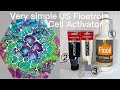 (97) How I mix simple US Floetrol Cell Activator/3 pieces Bloom Technique/Acrylic Pouring/セル発生剤レシピ