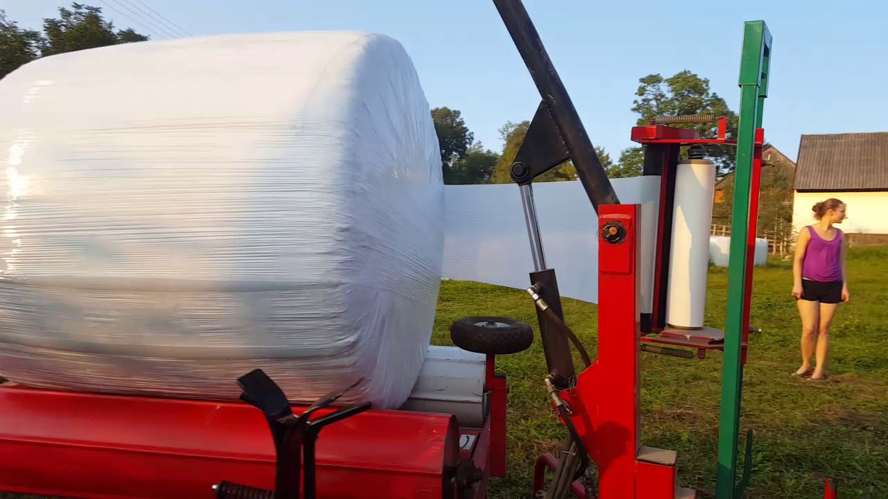 Owijarka samozaładowcza tylna. Udoskonalony łapacz folii