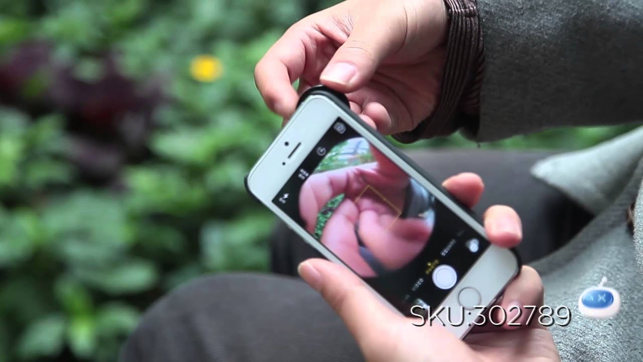 DX: 4-in-1 10X Telephoto + Macro + Fish Eye + Wide Angle Lenses Set for IPHONE 5 / 5S