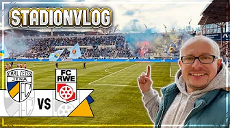 THÜRINGENDERBY kurz vor ABBRUCH 🧨🔥 | FC Carl Zeiss Jena vs. FC Rot-Weiß Erfurt | StadionVlog thumbnail