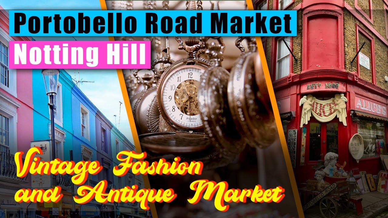 Attiaz A trip to London's Portobello Road Market Antique & Jewelry Urdu & Hindi YouTube