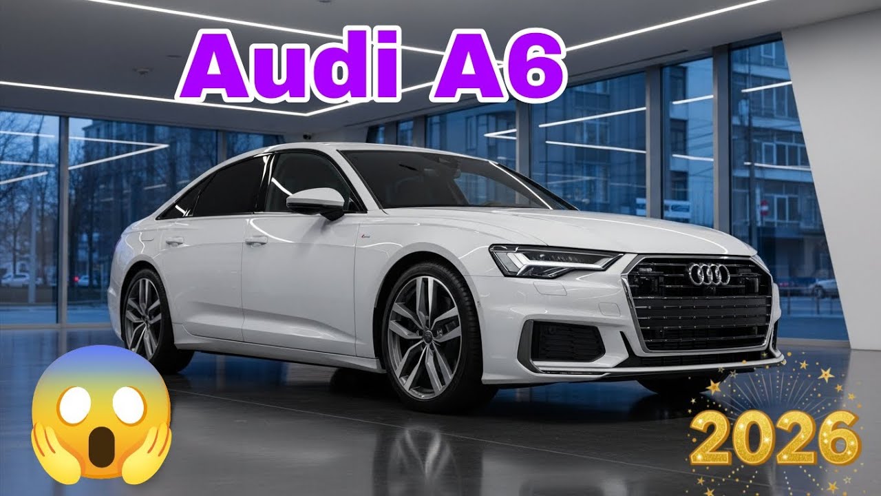 AUDI A6 2026 SURPREENDE! DESIGN AGRESSIVO, 250 KM/H E PREÇO QUE ASSUSTA 😱