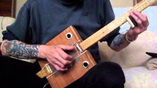 Amazing Grace -  3 String Cigar Box Lesson chords