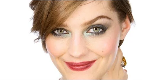Green Smoke Glamorous Party Eyes Makeup Tutorial