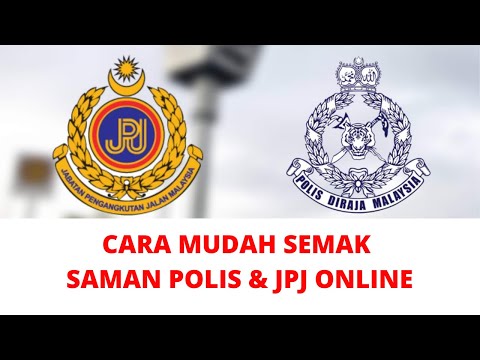 Cara Semak Saman Polis & JPJ Online