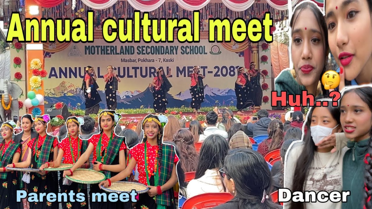 Annual Cultural Meet 2081 || Motherland Secondary School || Our group dance || Gurung dress ||