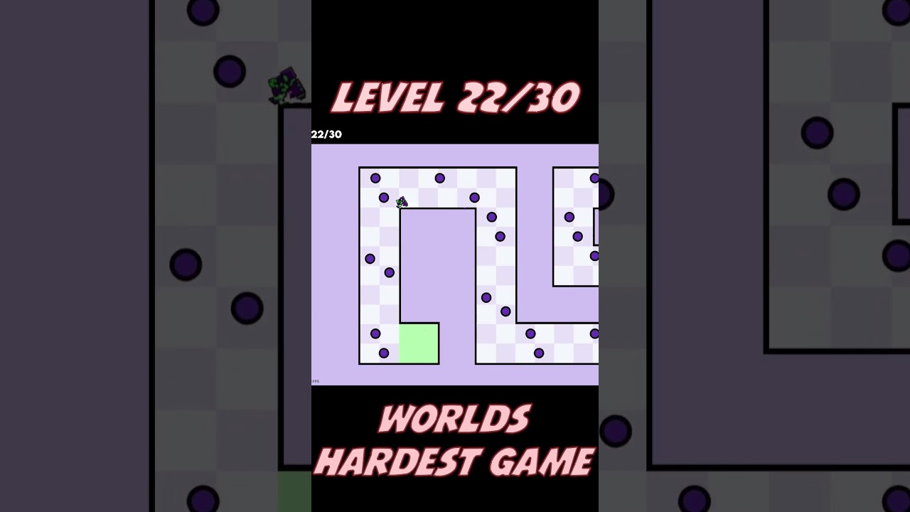 Level 22 - Worlds Hardest Game in Geometry Dash