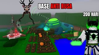 I Made a Huge UFO Ship Base & Anti-Deer in 99 Nights In The Forest