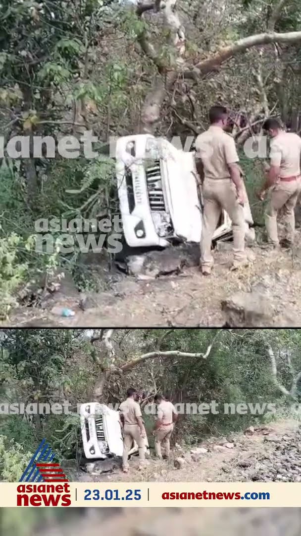 വാല്‍പ്പാറയില്‍ വൈദ്യുതി വകുപ്പിന്റെ ജീപ്പ് കാട്ടാന മറിച്ചിട്ടു