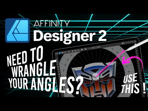 Free Protractor Asset for Affinity Designer v2 iPad