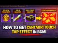 😍HOW TO GET CENTAURI TOUCH TAP EFFECT IN BGMI &amp; PUBG | ALL 3 CLUES TRICK | FORTUNE REFINER NEW EVENT