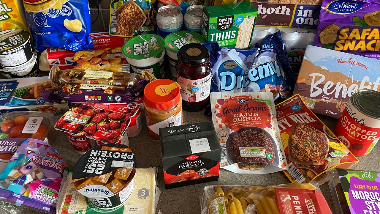 Aldi family food shopping haul Slimming World Grocery haul UK YouTube