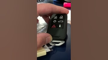 How to change a battery on VOLVO Keyless Remote.