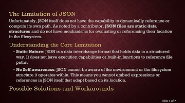 Can a JSON File Access Its Own Properties? Understanding File Paths in JSON