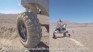 Nonprehensile Terrain Manipulation for Planetary Exploration Rovers