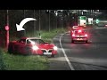Supercharged VX220 SPINS OUT Leaving a Car Show - Slippery Conditions