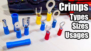 Crimp connectors: Types, usages and sizes