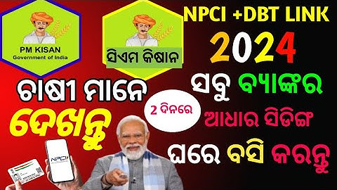 Npci Dbt link 2024 | How to do aadhar seeding of all banks online | Npci link to bank account