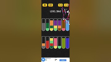 water sort puzzle level 3643