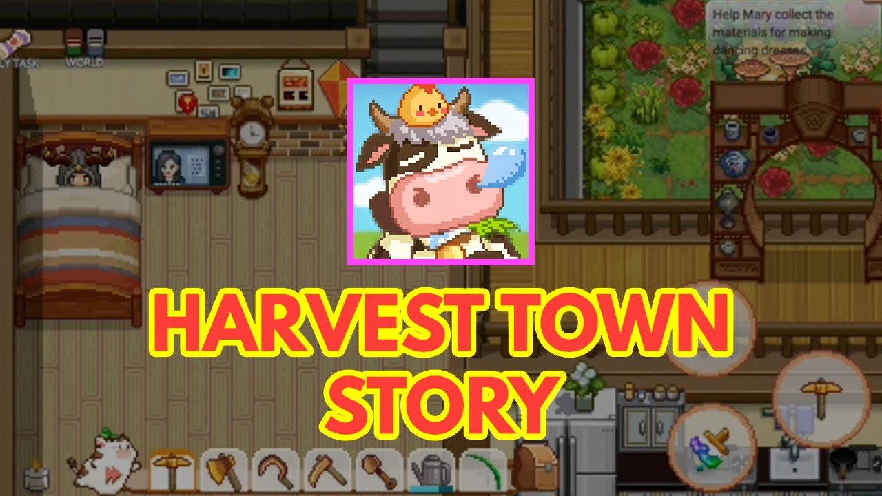 Harvest Town Story Gameplay & Characters YouTube