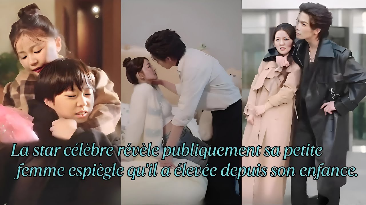 La star célèbre révèle publiquement sa petite femme espiègle qu'il a élevée depuis son enfance.