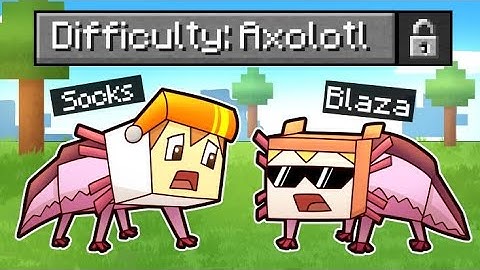 Minecraft, But we are Axolotls...