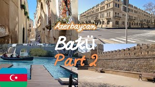 🇦🇿Bakü Part 2 Harika gezi devam ediyor Saraylar Sokaklar #gezilecekyerler