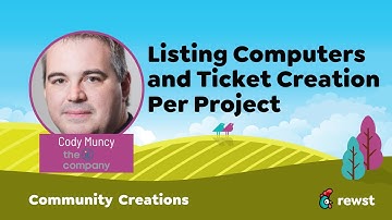 Listing computers and ticket creation per project