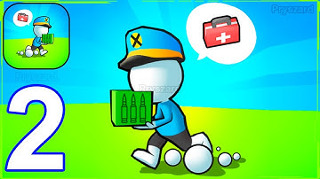 My Mini Army Commander - Gameplay Walkthrough Part 2 StickWar Army Commander Frontiline Base Defense