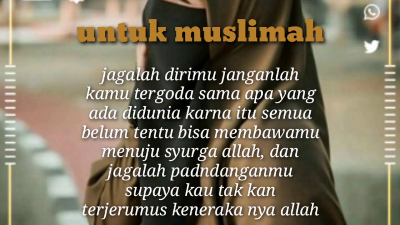  Kata kata  mutiara untuk  muslimah YouTube