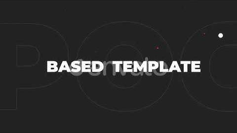 Stomp Typography Opener - After Effects Template