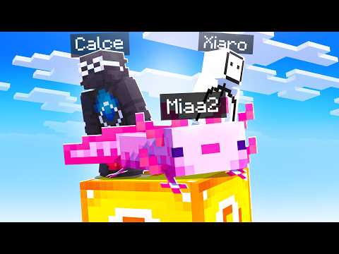 WE SURVIVED an INFINITE Lucky block in Minecraft