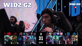 100 vs C9 | Week 1 Day 2 S14 LCS Spring 2024 | 100 Thieves vs Cloud 9 W1D2 Full Game