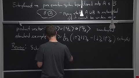 Lecture21_ Quantum entanglement of many-body systems