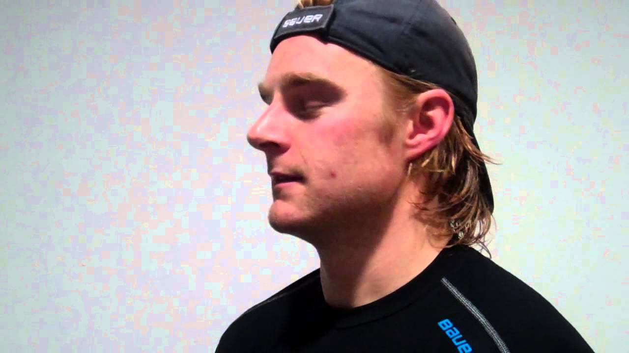 Men's Hockey: Postgame Interview - Jordan Heywood (10-26-12)