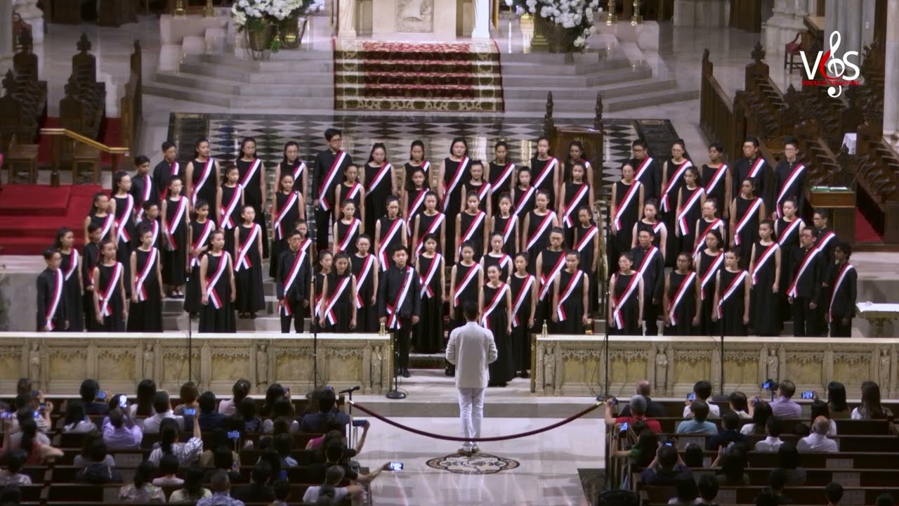 Ave Maria (Franz Biebl) - Voices of Singapore Children's Choir in New York City