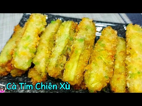 CÀ TÍM CHIÊN XÙ Món Chay Ngon Lạ Miệng #bameque #food #cooking 